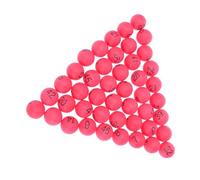 Abaodam Lot de 100 de Tennis de Table Numérotées 1-100 en Polypropylène Rouge 4 CM de Pong Imprimées pour Décoration Fête Jeux Récréatifs et Beer Pong