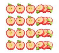 Abaodam Lot de 100 Gommes Miniatures de Fruit TPR, Gommes Kawaii Adorables et Fiables, Faciles à Utiliser pour Garçons et Filles à L'école
