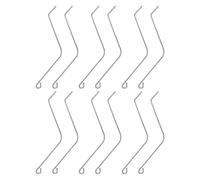 Abaodam Lot de 12 Connecteurs en Acier Inoxydable pour Ruche - Pinces à Ressort Petites et Robustes - Support de Cadre D’abeille Polyvalent pour Apiculture Extérieure et Fixation