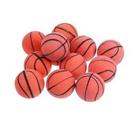 Abaodam Lot de 12 Petits Ballons de Basket Élastiques en PVC, Balle Rebondissante pour Garçon et Filles, Éducatif Maternelle, Accessoires Créatifs pour Loisirs et Jeux Sportifs