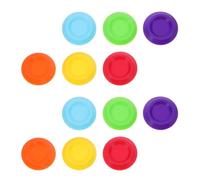 Abaodam Lot de 12 Petits Bols Ronds en Plastique pour Insectes 3,4 Cm Mangeoires pour Cafards et Grillons, Support pour Insectes Adapté Terrarium, Bol Nourrissant Couleur