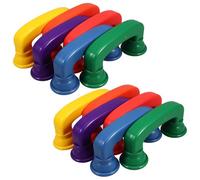 Abaodam Lot de 12 Téléphones Chuchoteurs en Plastique Abs, Éducatif Coloré pour Tout-Petits, Léger et Compact, Développement Concentration et Reconnaissance des Couleurs, pour Rééducation