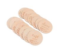 Abaodam Lot De 14 Cartes En Bois Pour Bébé Accessoires De Photographie Pour Nouveau-né Tapis De Compte À Rebours Pour Bébé