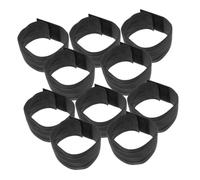 Abaodam Lot de 15 Brassards De pour Jeunes Brassards De Football Brassards De Deuil Noirs Porte-Badge De en Polyester