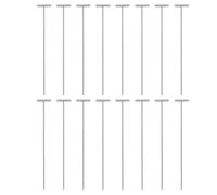 Abaodam Lot de 16 Barres Porte à Pigeons Métallique pour Cage à Oiseaux, Ouverture à Aiguille Unique, Accessoires pour Élevage et Course de Pigeons, Entraînement et Capture Rapide