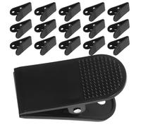 Abaodam Lot de 16 Clips de Sécurité Noirs pour Tapis Roulant Fermoirs Universels D’Arrêt D’Urgence Pinces en Plastique Résistantes Compatibles Multi-Marques Accessoires Indispensables
