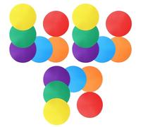 Abaodam Lot de 18 Pastilles de Tapis Antidérapantes pour Entraînement de Football, Marqueurs Plats Colorés Rouges, Jaunes, Bleus, Verts, Oranges, Violets, Repères Polyvalents pour