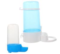 Abaodam Lot de 2 Abreuvoirs Automatiques pour Volailles en Plastique, Contenants Alimentaires 200ml et 415ml, Distributeurs d'eau Pratiques pour Élevage de Poulets, Pigeons, Perroquets