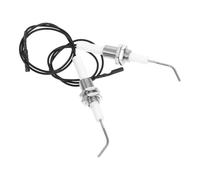 Abaodam Lot de 2 Aiguilles d'Allumage M10X1 en Céramique et ABS Allumeurs pour Cuisinière à Gaz Universels Pièces de Rechange pour Barbecue Chauffage et Cheminée Étincelle Fiable pour