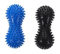 Abaodam Lot de 2 Balles de Massage Pieds D’Arachide PVC sans Odeur Stimulation Plantaire par Piquants Appareil D’Entraînement à la Rééducation Musculaire Pilates et Physiothérapie