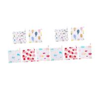 Abaodam Lot De 2 Bavoirs En Coton Pour Nouveau-né Serviette Pour Bébé À 6 Couches Jolis Imprimés Doux Absorbant Séchage Rapide 5 Pièces X 2