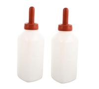 Abaodam Lot De 2 Biberons D'allaitement Pour Veaux : Dispositif D'allaitement Pour Veaux De 2 l, Tétine En Caoutchouc, Fournitures Pour -, Petits Animaux, Boisson Pour