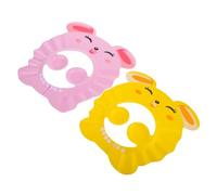 Abaodam Lot De 2 Bonnets De Pour Enfants Et Bébés Pour Shampoing Design Adorable Facile À Utiliser