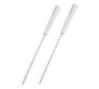 Abaodam Lot de 2 Brosses de Nettoyage pour Trous de Paille Brosse à Poignée Supplémentaire pour Éliminer Les D'évier Brosse pour Biberon Brosse pour Tube Poils Doux