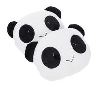 Abaodam Lot de 2 Coussins Appui-tête et Oreillers de Repos Cervical en Peluche Douce pour Siège Auto Toutes Saisons, Protection Nuque et Soutien Lombaire pour Conduite Confortable