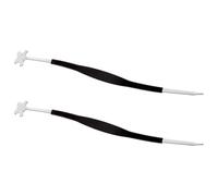 Abaodam Lot de 2 Crochets Poseurs de Poteau Acoustique en Métal Argenté pour Violoncelle, Outil de Réparation et Insertion Précise D’âme, Accessoire Pratique pour Instrument de Musique