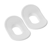Abaodam Lot de 2 Embouts Buccaux en Silicone Blanc Ivoire pour Détendeur de Plongée Protège-Lèvres Anti-Morsure Confortable et Compatible Tuba Accessoire de Rechange pour Plongée