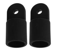 Abaodam Lot de 2 Embouts de 7/8 Pouces en Nylon Noir pour Quincaillerie de Terrasse Supports de Toit de Bimini Accessoires Nautiques Polyvalents pour Yacht Bateau et Camping-Car