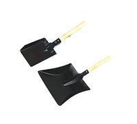 Abaodam Lot de 2 en Acier au Carbone pour Jardinage Barbecue et Plantation Taille L Noir Outils Multi-Usages Légères et Pratiques