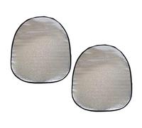 Abaodam Lot de 2 Housses de Volant de Voiture en Mousse Epe Pare-Soleil Anti-UV Protection Isolante pour L'Été Compatible Toutes Roues Facile à Installer Accessoire Automobile