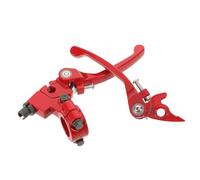 Abaodam Lot de 2 Leviers de Frein et d'Embrayage 7/8 pour Guidon de Moto Cross Quad et Mini-Moto Matériau Résistant à L'Usure Système à Ressort pour Freinage Rapide Ergonomique pour