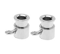 Abaodam Lot de 2 manchons de limitation de barbecue d'extérieur plaqués chrome durables pour fours à gaz résistants à la chaleur pour une cuisson sûre et une cuisson facile