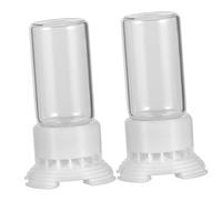 Abaodam Lot De 2 Mangeoires à Fourmis 5 Ml, Abreuvoir Transparent En Acrylique, Accessoires Pour Nid De Fourmis, Alimentation Pratique Pour Ferme Et Habitat D’insectes