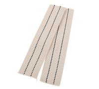 Abaodam Lot de 2 Mèches Plates en Coton Tressé 5 Cm X 22 Cm, Mèches de Remplacement pour Lampes à Huile, Lanternes à Pétrole, Bougies Chauffe-Plat, Camping et Éclairage Extérieur