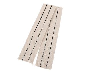 Abaodam Lot de 2 Mèches Plates en Coton Tressé 5 Cm X 22 Cm, Mèches de Remplacement pour Lampes à Huile, Lanternes à Pétrole, Bougies Chauffe-Plat, Camping et Éclairage Extérieur