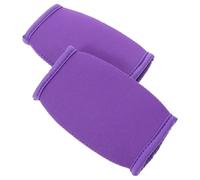 Abaodam Lot de 2 Mentonnières Rembourrées pour Casque de Sport Violet, Protège-menton Absorbant les Chocs, Compatible Casques de Football, Rugby et Hockey sur Glace, Mentonnière
