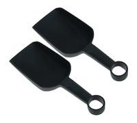 Abaodam Lot de 2 Petites Pelles de Jardin en Plastique PP Vert Foncé, Truelles Légères à Bêche à Planter pour Creuser et Transplanter en Jardinage, Outils de Jardinage Maniables