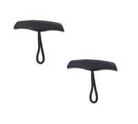 Abaodam Lot De 2 Poignées De Kayak Universelles Doubles Gonflables pour Transport De Bateau Coque Accessoires De Kayak Poignées De Rechange en Plastique Noir