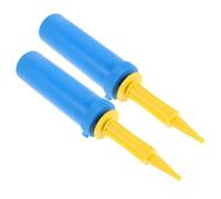 Abaodam Lot de 2 Pompes à Air Manuelles pour Ballons Embout Incliné Légères et Portatives Pompe à Ballon de Voyage et Aluminium Gonfleur Manuel pour Fêtes et Événements