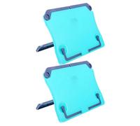 Abaodam Lot de 2 Pupitres pour Partitions Pliables en ABS Bleu Supports de Lecture Portables Réglables pour Garçon et Filles Pupitres de Voyage Polyvalents pour Musique Lecture
