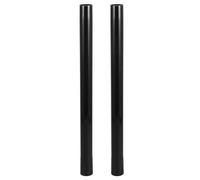 Abaodam Lot de 2 Rallonges Universelles pour Aspirateur en Pp Noir, Diamètre Intérieur 32 Mm, Prolongent la Portée de Votre Aspirateur Facilement