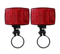 Abaodam Lot de 2 Réflecteurs Rouges pour Rayons de Vélo VTT Accessoires de Sécurité Vélo de Route et Montagne Réflecteurs D’Avertissement pour Visibilité Nocturne et Sécurité Cycliste