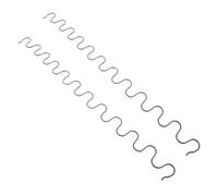 Abaodam Lot de 2 Ressorts Métalliques de Serpent pour Canapé, Soutien Ergonomique sous Coussin, Réparation et Remplacement Robustes pour Siège de Sofa Argenté