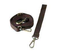 Abaodam Lot de 2 Sangles de Remplacement Réglables pour Paquet à Bandoulière Bandoulière Ajustable en Tissu Résistant Accessoires pour Paquet Messagers Couleur Noire Longueur Confortable