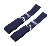 Abaodam Lot de 2 Sangles Élastiques pour Valise S Taille, Boucle Métallique Solide, Couleur Bleu Marine, Sangles Ajustables pour Sécurisation des Bagages et Fixation Paquet