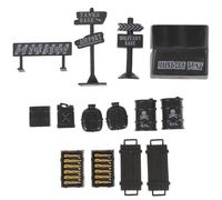 Abaodam Lot de 2 Sets de Modèles Miniatures D'équipements Militaires Simulés pour Garçon et Filles, Ensemble de Soldats de Plomb Guerre Révolutionnaire, Militaire Garçon Fille pour Jeu