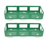 Abaodam Lot de 2 Supports à Ventouses Verts pour Compositions de Fleurs DIY Plateaux à Fleurs Ventouse pour Décoration Mariage Support en Mousse pour Fixation Bouquet sur Voiture sans