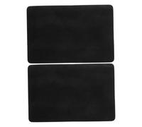 Abaodam Lot de 2 Tapis de Magicien Noir 30x40 Cm en Tissu Antidérapant pour Jeu de Cartes Close-up, Accessoires de Poker et Tours de Magie, Surface Souple pour Animations de Soirée