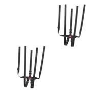Abaodam Lot de 2 Universelles à 5 Points pour Poussette Faciles à Utiliser Portables Légères Et Compactes Idéales pour Un Usage Quotidien