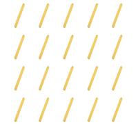 Abaodam Lot de 20 Bâtonnets de Crème Glacée Réutilisables en Acrylique Or, Accessoires Multifonctions pour Créations DIY Garçon et Filles, pour Anniversaires et Fêtes