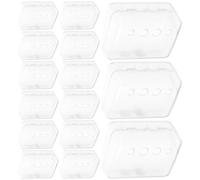 Abaodam Lot de 20 Capuchons Universels pour Brosses à Dents, Base en Paille Naturelle, Protection Hygiénique Anti-bactérienne, Étui de Voyage Léger et Portable, Accessoires pour Soins