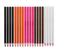 Abaodam Lot de 20 Crayons Gras en Bois pour Dessin et Marquage sur Tissus et Chaussures Forte Adhérence et Mine Continue, Accessoires Multifonctions pour Production Industrielle