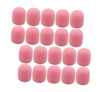 Abaodam Lot De 20 Éponges De Pour Microphone Anti-vent Pour Enregistrement