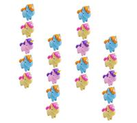 Abaodam Lot de 20 Gommes Licorne Colorées Miniatures pour Garçon et Filles, Gommes Portables Pratiques en Matériaux Sûrs, pour Fournitures Scolaires et Activités Couleur Couleur Aléatoire