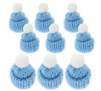 Abaodam Lot De 20 Mini Chapeaux Tricotés À Faire Soi-Même Pour Noël Décorations De Noël De Fête