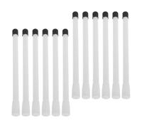 Abaodam Lot de 20 Rallonges de Valve de Pneu 15 Cm en Plastique Blanc - Tiges D'extension Flexibles pour Chambres à Air, Compatibles Voitures, Camions et Vélos - Outil de